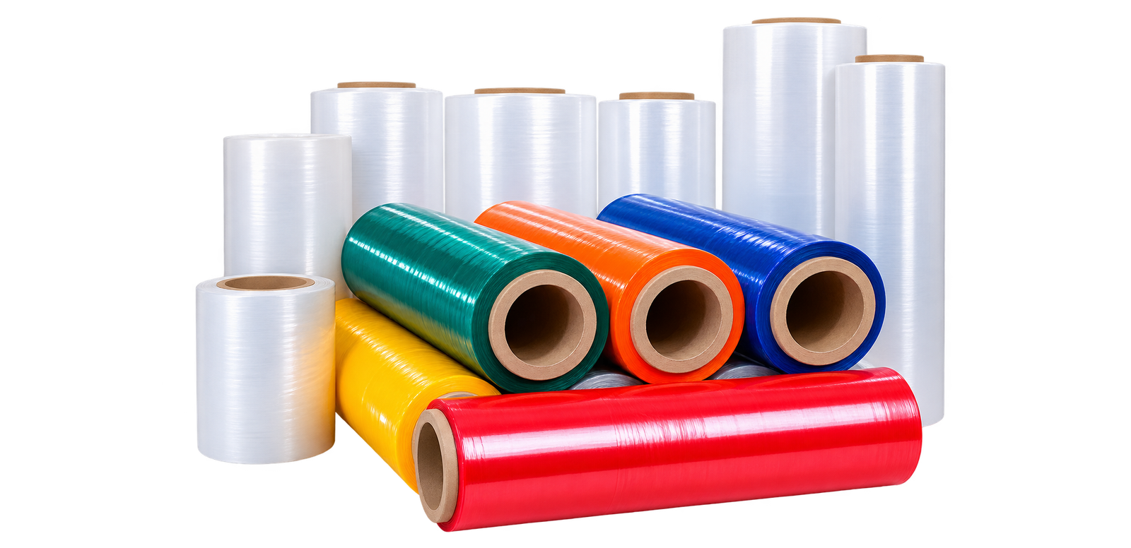 Filme Stretch para proteção e paletização de cargas